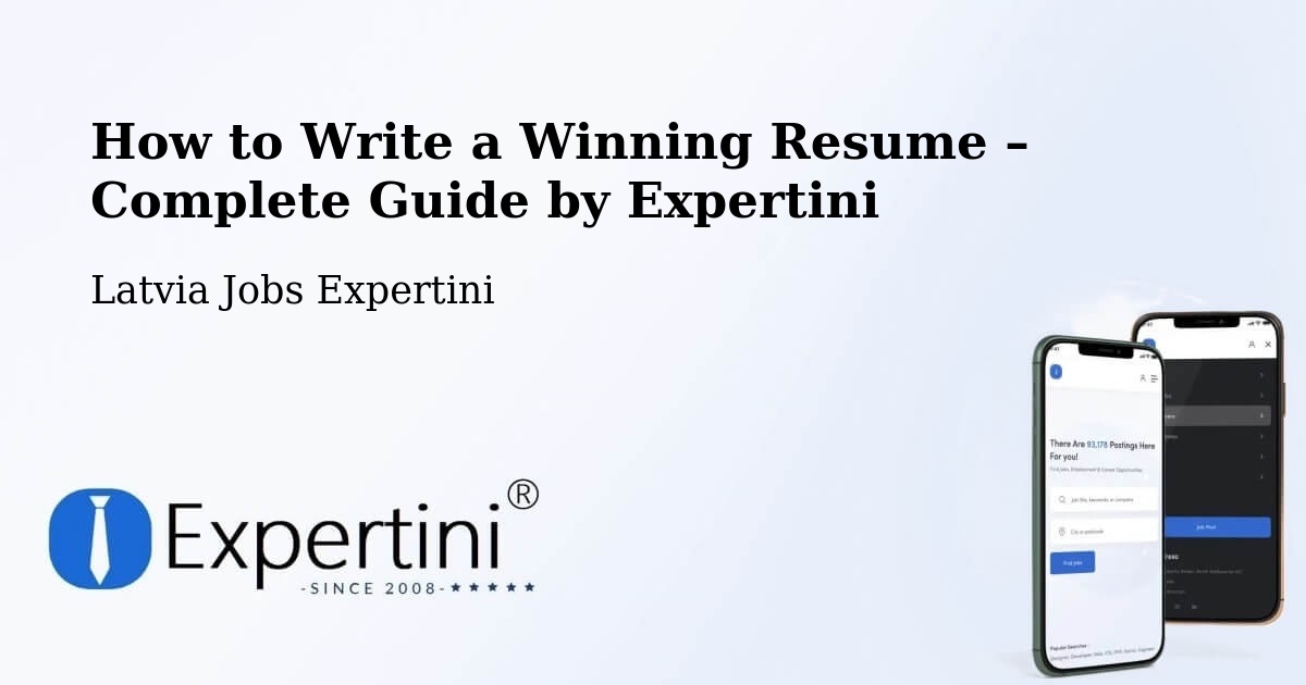 Resume Writing Guide for Job Seekers – Staicele - Staicele, Latvia Jobs Expertini